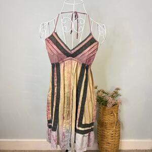 vintage y2k billabong babydoll sun dress